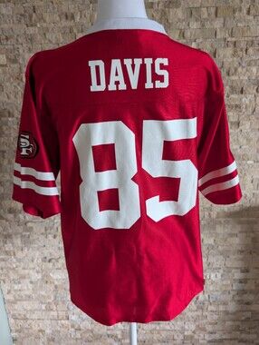 NFL San Francisco 49ers Vernon Davis 85 Official  Football Youth Jersey XL